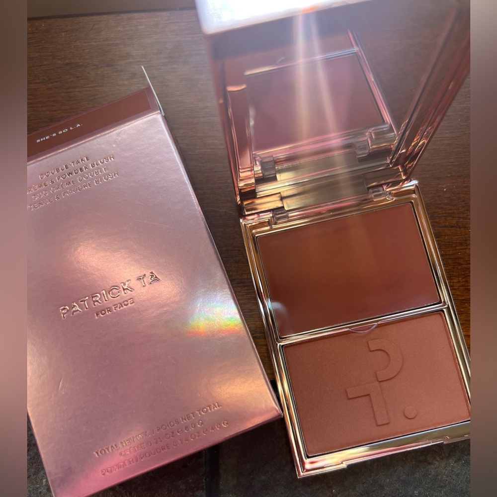 Patrick Ta Double-Take Cream + Powder Blush Duo - she’s so L.A…NIB